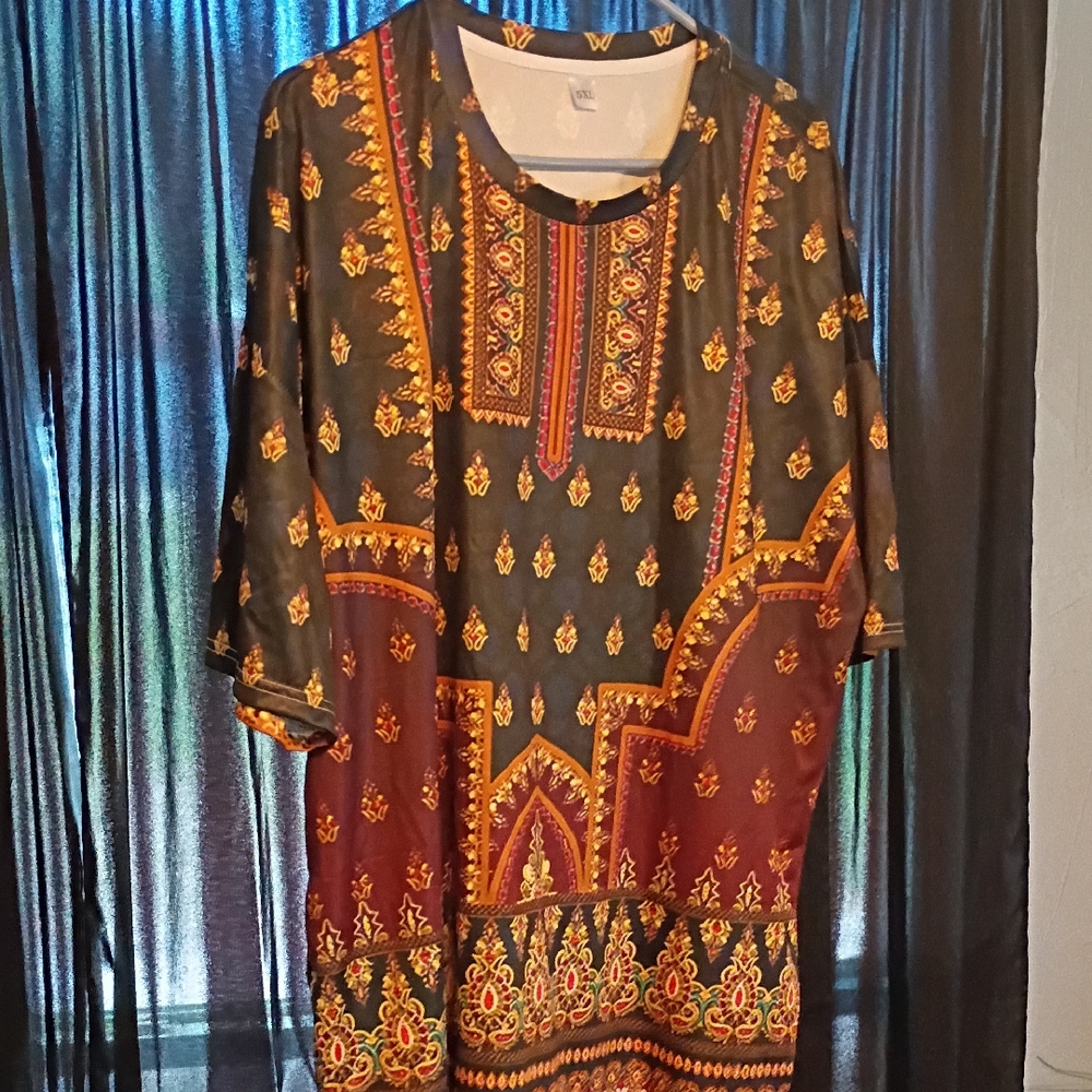 Elegant Multicolor Tunic Top